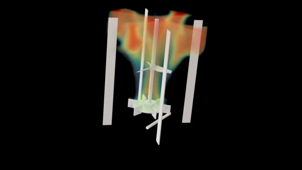 Example Volume Rendering with Mesh