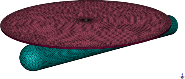 Fuselage and Four Interface Surfaces Between Live and Live-Rotor