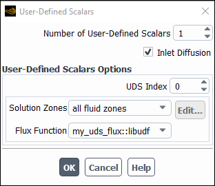 The User-Defined Scalars Dialog Box