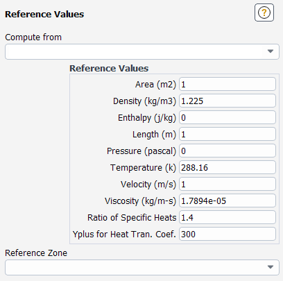 The Reference Values Task Page