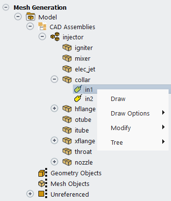 CAD Label Level Menu
