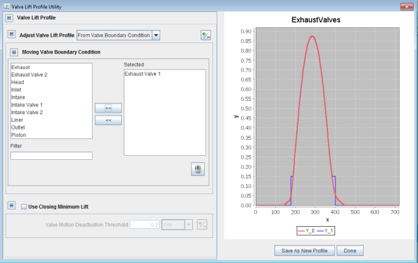 Valve Lift Profile Utility