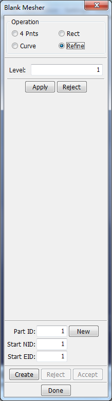 Blank Mesher - Refine