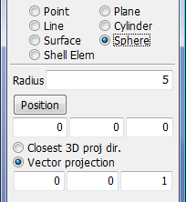 Block Mesher, Sphere selected