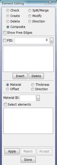 Element Editing Composite