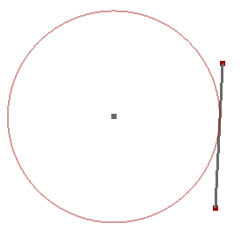 Select a point and a line.