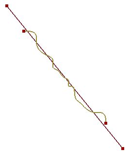 Fit a line by checking 'Whole Edge'