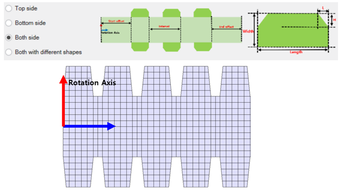 Pole location: Both sides