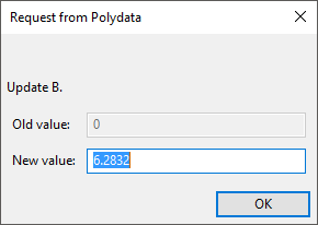 Setting Coefficient B for Rotational Velocity of the Screw