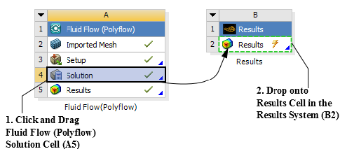 An Example of Dragging and Dropping a Solution Cell onto Another Compatible Cell
