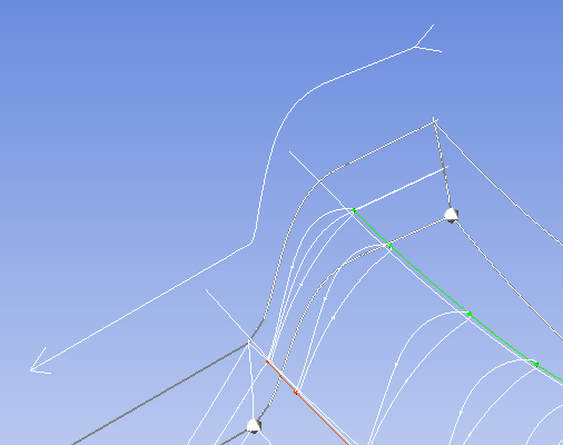 Hub Curve With Direction Arrows