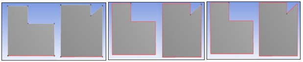 Edge Angle at 80, 100, and 150 degrees