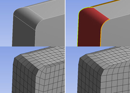 Fillets as Side Faces