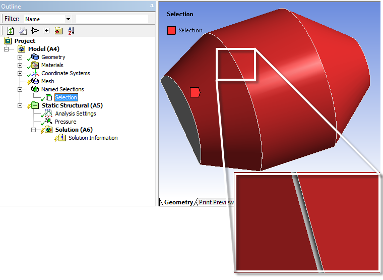 Example with Missing Face