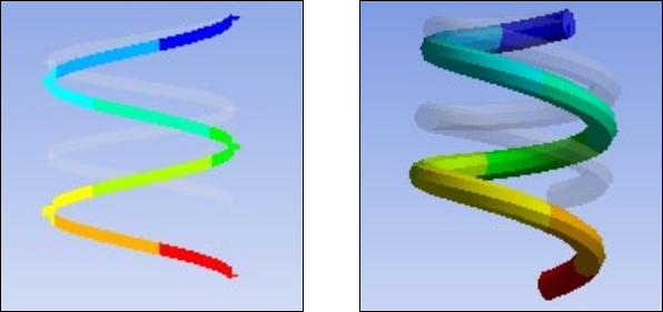 Spring Actuator Deformation at Step 2