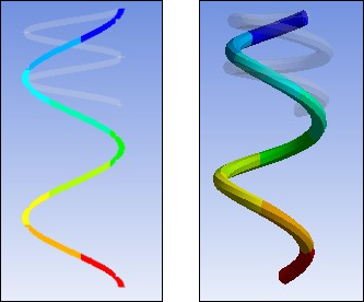 Spring Actuator Deformation at Step 3