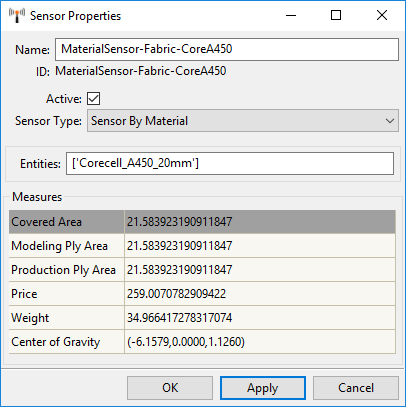 Sensor Properties