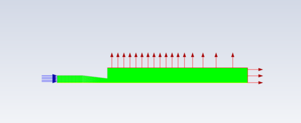 Default Display of the Nozzle Mesh
