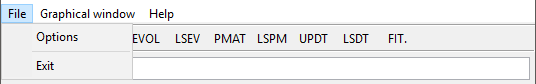 File Drop-Down Menu