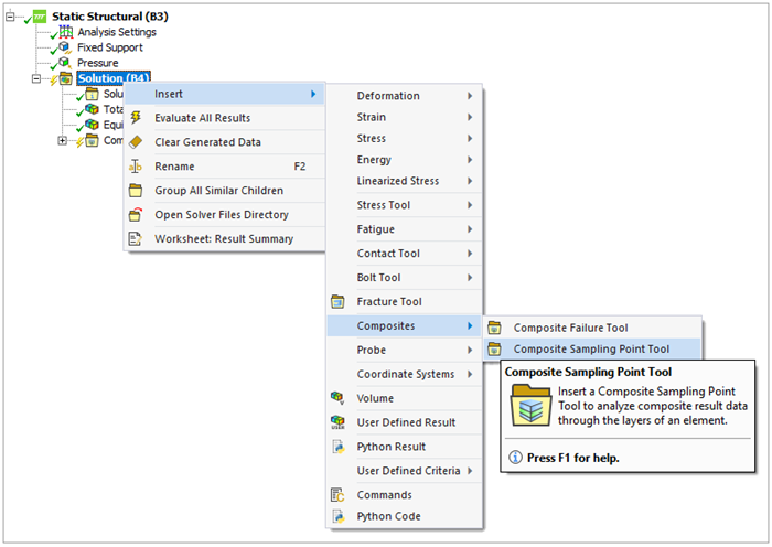 Insert a Composite Sampling Point Tool Object