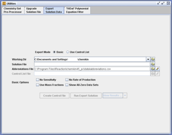 Utilities > Export Solution Data into CSV