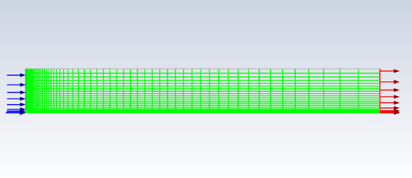 The Quadrilateral Mesh for the Combustor Model