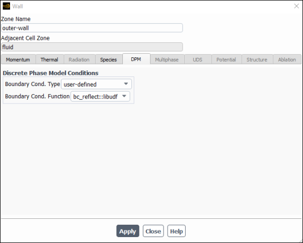 The Wall Dialog Box