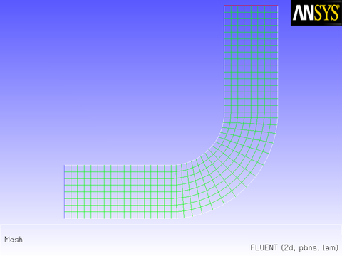 The Mesh for the Elbow Duct Example