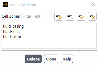 The Delete Cell Zones Dialog Box