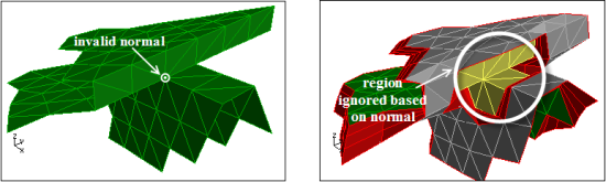 Ignoring Invalid Normals