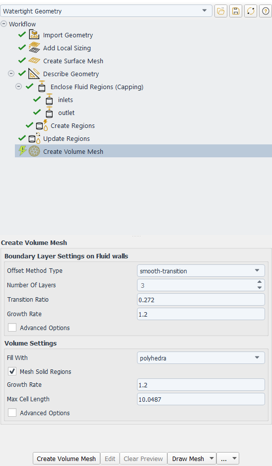 The Watertight Geometry Workflow