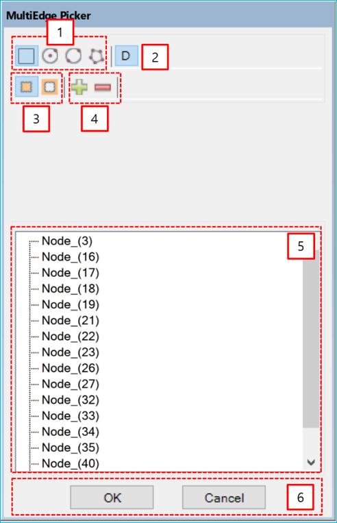 MultiEdge Picker properties dialog