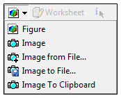 New Figure or Image Menu