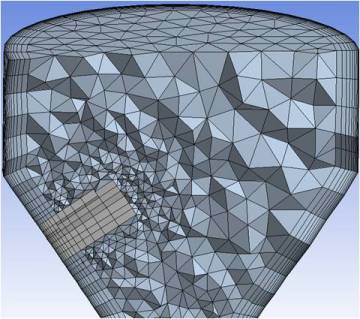 Detail of Well-aligned Layers Between the Swept and Tet Regions