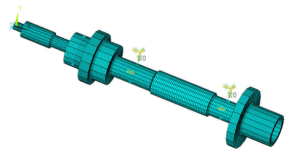 3D View of SOLID272 Mesh