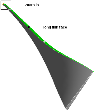Back View of the Blade
