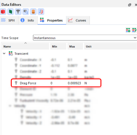 Additional property enabled on the SPH entity when the SPH Air Drag (Beta) is used.
