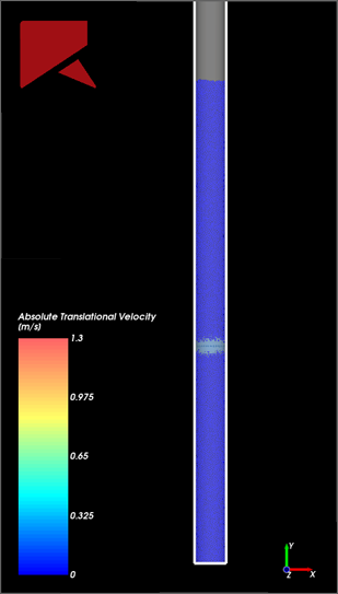 Example of a Volumetric Inlet following along the walls of the pipe geometry to which the inlet was constrained