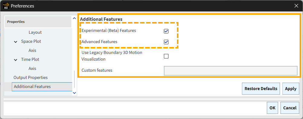 Additional Features