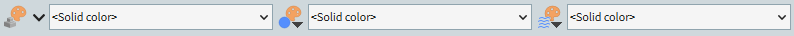 Coloring toolbar