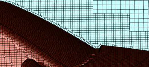 Rapid Octree Mesh with Projection Boundary Treatment Method