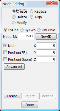 Node Editing.