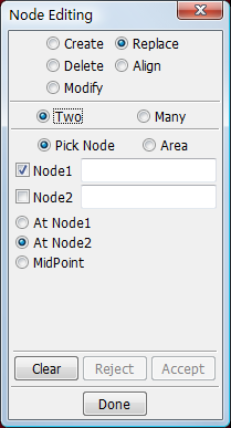 Node Editing.
