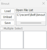 Load a binout file