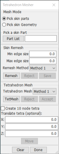 Tetrahedron Mesher.