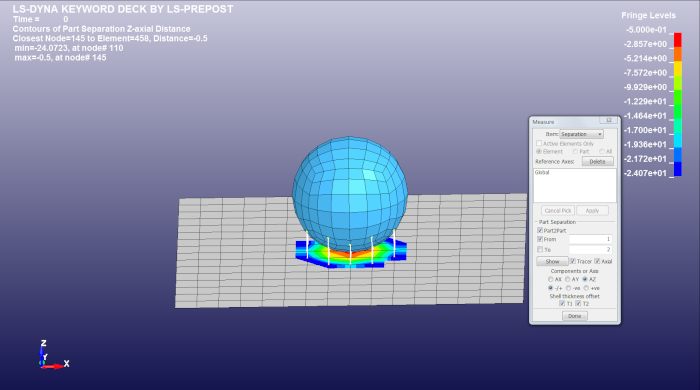 Part to part tracer lines
