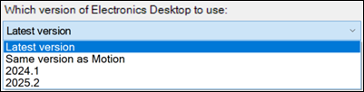 Description of Settings