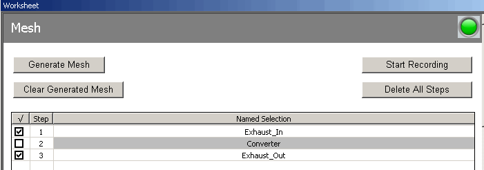 Mesh Worksheet Step Deactivation
