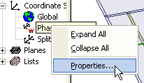 Right-click menu Properties option highlighted.