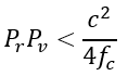 Range and Velocity inequality.